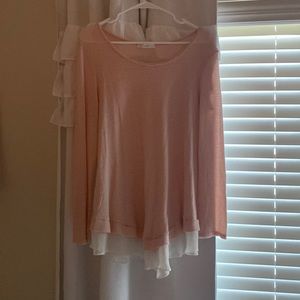 Coco and Main baby pink top